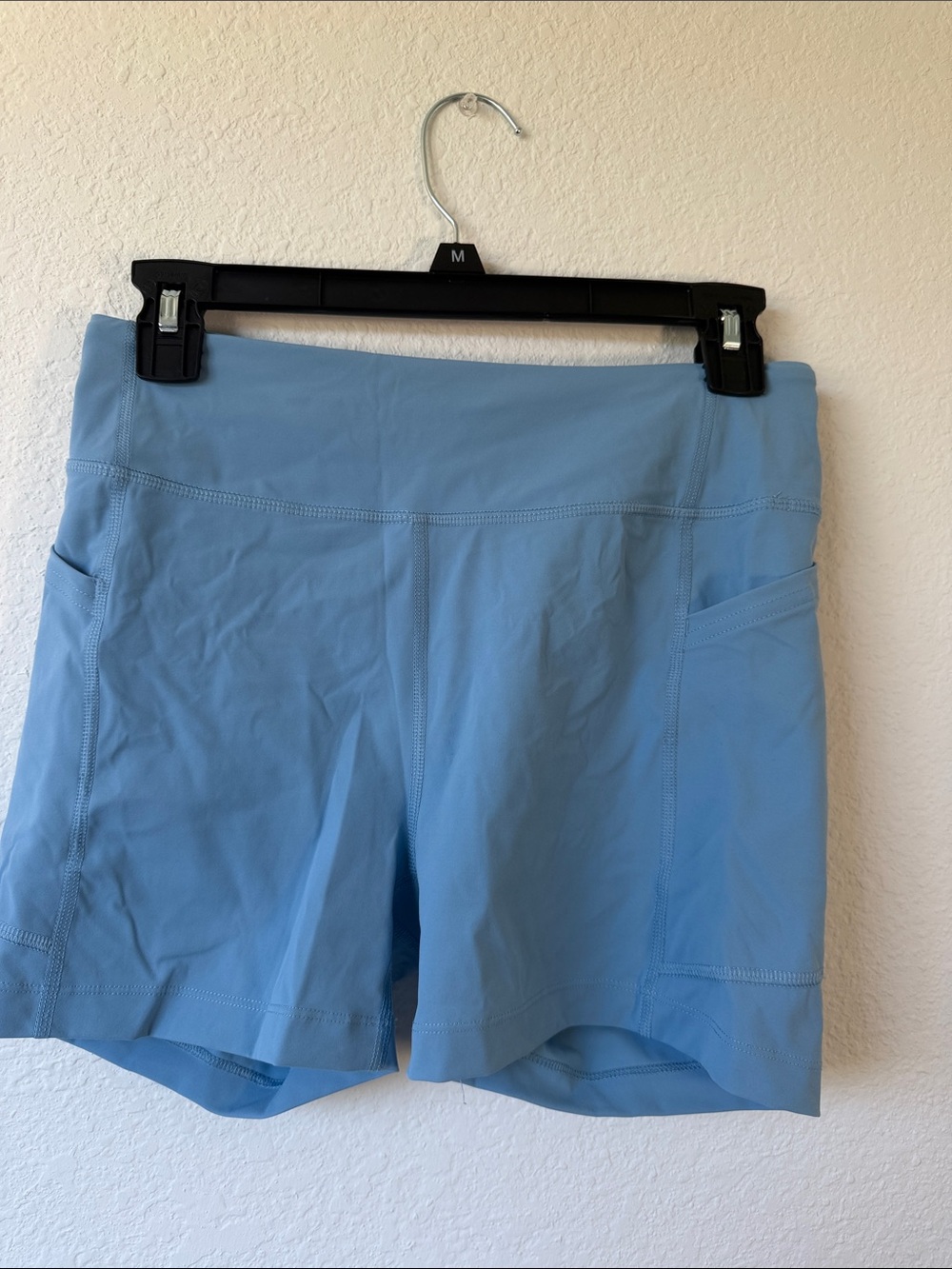 Outdoor Voices Baby Blue Biker Shorts Size M